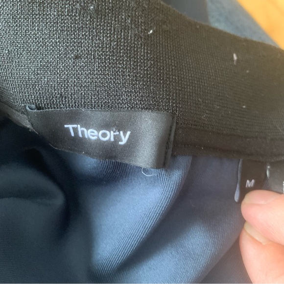 Theory Stretch Tech knit bomber, medium. - Picture 3 of 5
